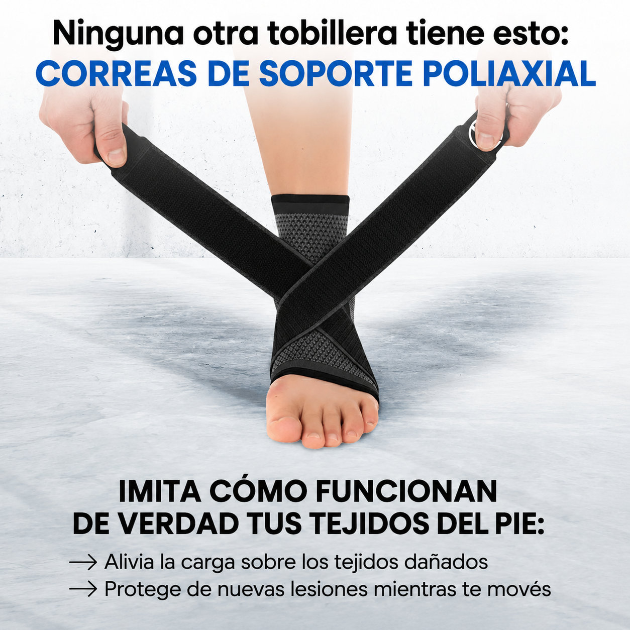 Tobillera Revixa | Funda para el pie con correas de sujeción